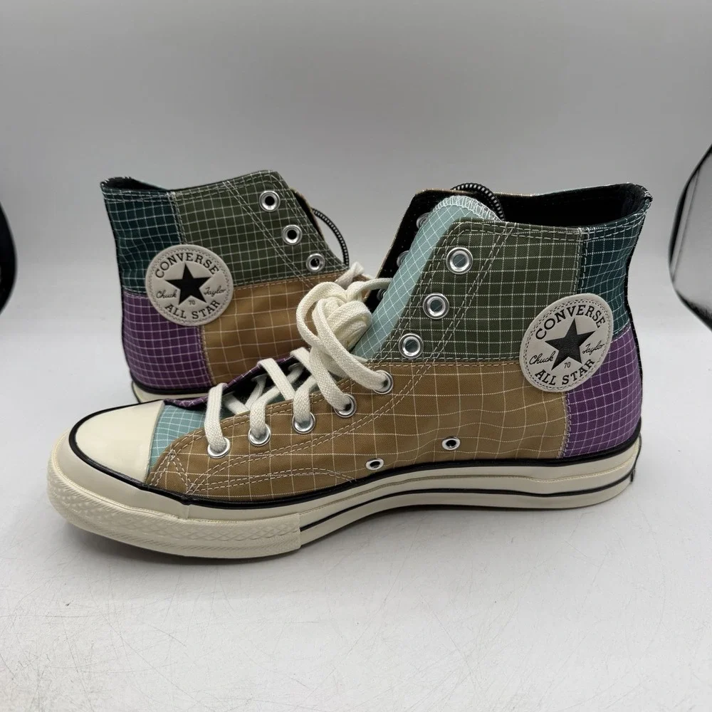 Converse Chuck 70 Hi Quad Ripstop Shoes Mens 8.5 Womens 10.5 Dewberry 166317C